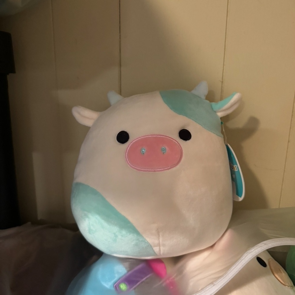 8” Belana Cow Squishmallow BNWT